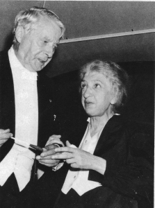 Clara Haskil et Charles Munch à Boston en 1956