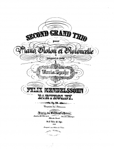 Mendelssohn Trio n°2