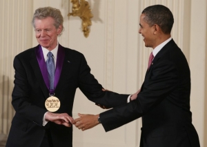 Van Cliburn et Obama. 2011