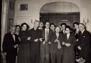 Concours Casals à Paris en 1957, Casals entre Rostropovitch et Marta