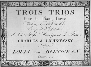 Beethoven Trio édition 001
